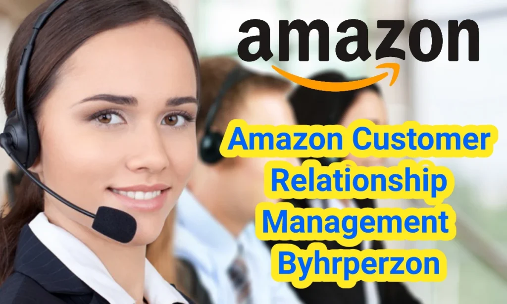 An overview of Amazon customer relationship management Byhrperzon showing CRM tools and inventory management features.