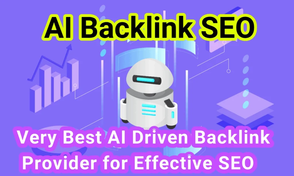 An AI-driven backlink provider dashboard showcasing backlink leads, submission tools, and forum link options.