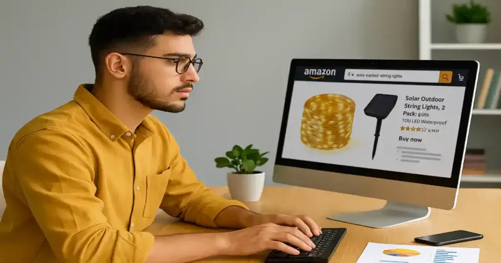 Fiverr Amazon listing specialist profiles offering product title writing and A+ content services
