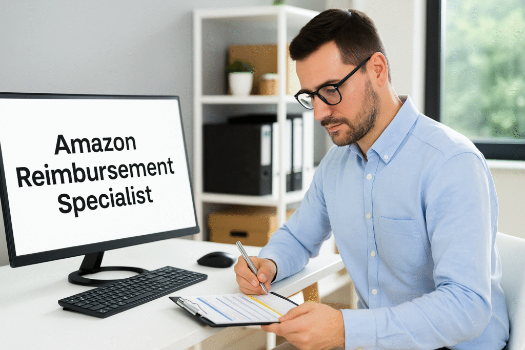 Amazon Reimbursement Specialist Showing Fba Refund Process For Lost Inventory And Overcharged Fees