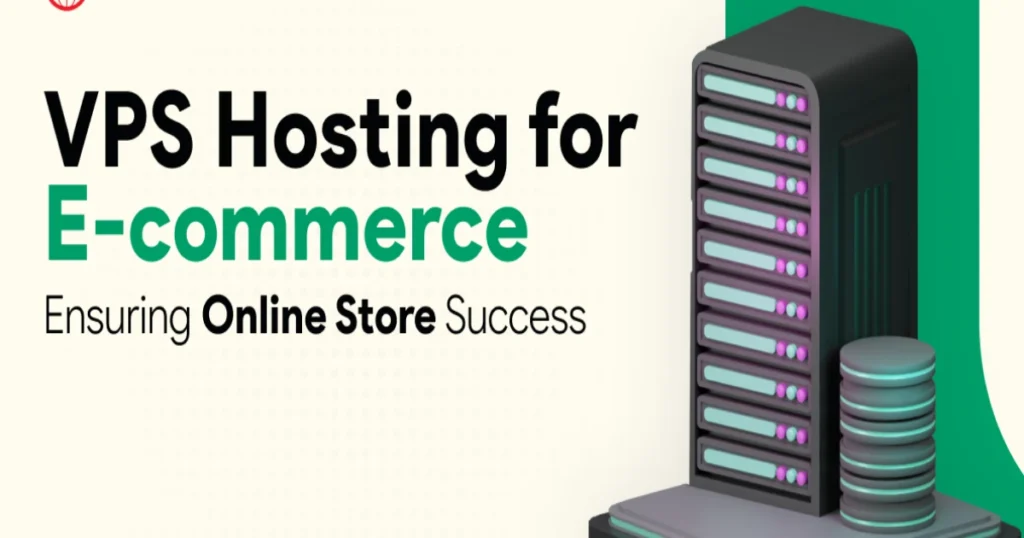 Comparison chart of shared vs VPS hosting for e-commerce websites using WooCommerce and Magento